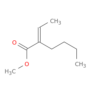 Hexanoic acid, 2-ethylidene-, methyl ester, (E)-