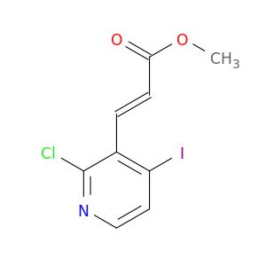 2-丙烯酸,3-(2-氯-4-碘-3-吡啶基)-,甲酯