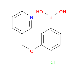 硼酸,B-[4-氯-3-(3-吡啶基甲氧基)苯基]-