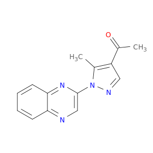 METHYL 5-METHYL-1-(2-QUINOXALINYL)-4-PYRAZOLYL KETONE