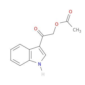 acetic acid 2-(1h-indol-3-yl)-2-oxo-ethyl ester