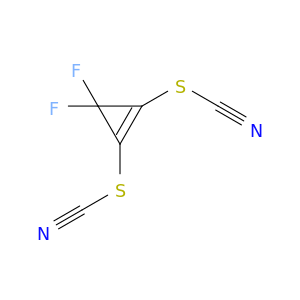 Thiocyanic acid, 3,3-difluoro-1-cyclopropene-1,2-diyl ester