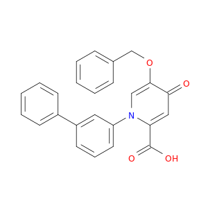1-([1,1'-Biphenyl]-3-yl)-5-(benzyloxy)-4-oxo-1,4-dihydropyridine-2-carboxylic acid