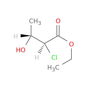 Butanoic acid, 2-chloro-3-hydroxy-, ethyl ester, (2S,3R)-