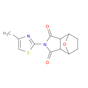 2-(4-methyl-1,3-thiazol-2-yl)hexahydro-1h-4,7-epoxyisoindole-1,3(2h)-dione