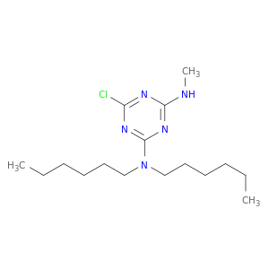 1,3,5-Triazine-2,4-diamine, 6-chloro-N,N-dihexyl-N'-methyl-