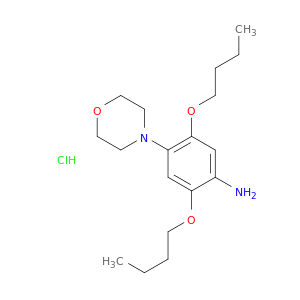 Benzenamine, 2,5-dibutoxy-4-(4-morpholinyl)-, hydrochloride