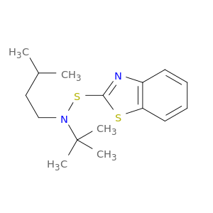 2-Benzothiazolesulfenamide, N-(1,1-dimethylethyl)-N-(3-methylbutyl)-