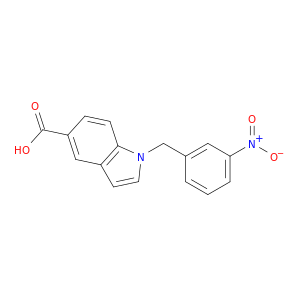 1H-Indole-5-carboxylic acid, 1-[(3-nitrophenyl)methyl]-