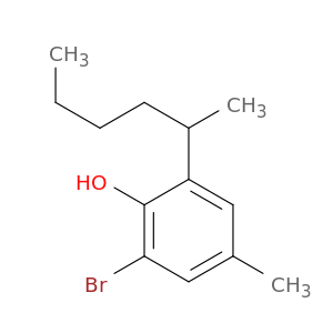 Phenol, 2-bromo-6-sec-hexyl-4-methyl-