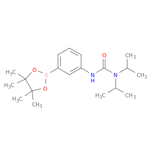 1,1-diisopropyl-3-(3-(4,4,5,5-tetramethyl-1,3,2-dioxaborolan-2-yl)phenyl)urea