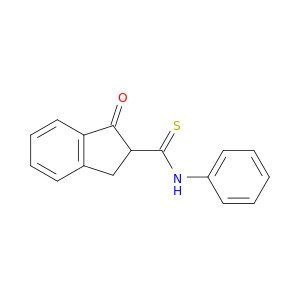 1H-Indene-2-carbothioamide, 2,3-dihydro-1-oxo-N-phenyl-