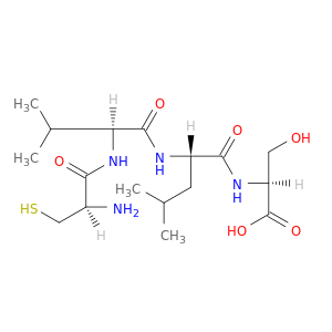 L-Serine, N-[N-(N-L-cysteinyl-L-valyl)-L-leucyl]-