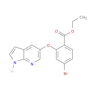 2-((1H-吡咯并[2,3-b]吡啶-5-基)氧基)-4-溴苯甲酸乙酯