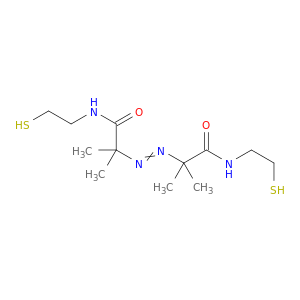 Propanamide, 2,2'-azobis[N-(2-mercaptoethyl)-2-methyl-