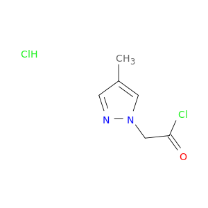 2-(4-Methyl-1H-pyrazol-1-yl)acetyl chloride hydrochloride