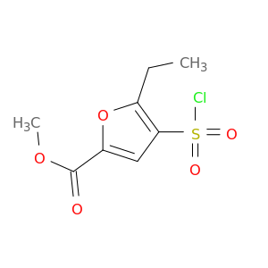 methyl 4-(chlorosulfonyl)-5-ethylfuran-2-carboxylate