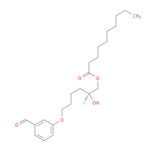 Decanoic acid, (2S)-6-(3-formylphenoxy)-2-hydroxyhexyl ester