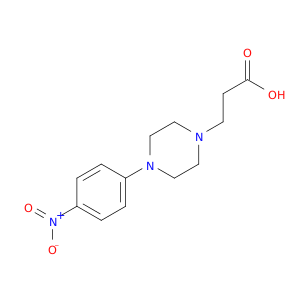 1-Piperazinepropanoic acid, 4-(4-nitrophenyl)-