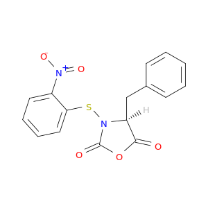 2,5-Oxazolidinedione, 3-[(2-nitrophenyl)thio]-4-(phenylmethyl)-, (S)-