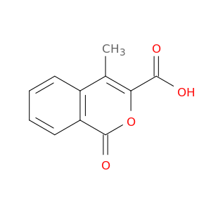 4-Methyl-1-oxo-1H-isochromene-3-carboxylic acid
