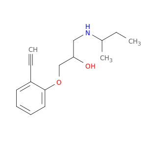 2-Propanol, 1-(2-ethynylphenoxy)-3-[(1-methylpropyl)amino]-