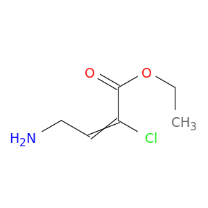 2-Butenoic acid, 4-amino-2-chloro-, ethyl ester