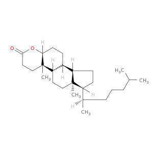 (4ar,4bs,6ar,7r,9as,9bs,11ar)-4a,6a-dimethyl-7-[(2r)-6-methylheptan-2-yl]tetradecahydroindeno[5,4-f]chromen-2(3h)-one