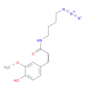 2-Propenamide, N-(4-azidobutyl)-3-(4-hydroxy-3-methoxyphenyl)-