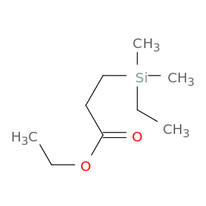 Propanoic acid, 3-(ethyldimethylsilyl)-, ethyl ester