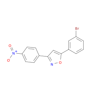 Isoxazole, 5-(3-bromophenyl)-3-(4-nitrophenyl)-