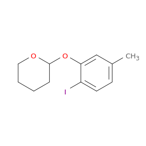 2H-Pyran, tetrahydro-2-(2-iodo-5-methylphenoxy)-