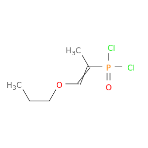 Phosphonic dichloride, (1-methyl-2-propoxyethenyl)-