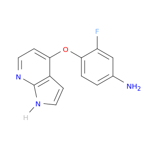 Benzenamine, 3-fluoro-4-(1H-pyrrolo[2,3-b]pyridin-4-yloxy)-
