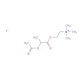 Ethanaminium,2-[2-(acetyloxy)-1-oxopropoxy]-N,N,N-trimethyl-, iodide (1:1)