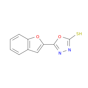 1,3,4-Oxadiazole-2(3H)-thione, 5-(2-benzofuranyl)-