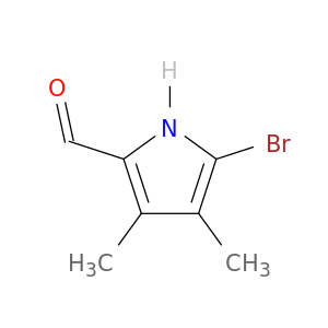 1H-Pyrrole-2-carboxaldehyde, 5-bromo-3,4-dimethyl-