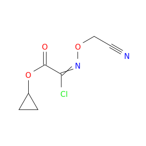 Acetic acid, chloro[(cyanomethoxy)imino]-, cyclopropyl ester