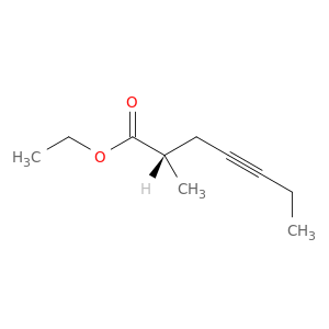4-Heptynoic acid, 2-methyl-, ethyl ester, (S)-