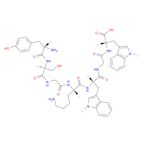 L-Tryptophan, L-tyrosyl-L-serylglycyl-L-lysyl-L-tryptophylglycyl-