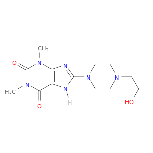 1h-purine-2,6-dione, 3,7-dihydro-8-[4-(2-hydroxyethyl)-1-piperazinyl]-1,3-dimethyl-