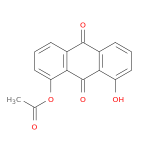9,10-Anthracenedione, 1-(acetyloxy)-8-hydroxy-
