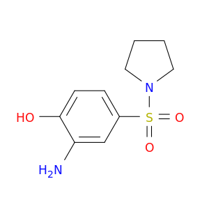 2-Amino-4-(pyrrolidin-1-ylsulfonyl)phenol