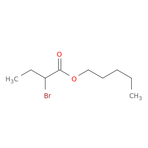 Butanoic acid, 2-bromo-, pentyl ester