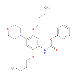 Carbamic acid, [2,5-dibutoxy-4-(4-morpholinyl)phenyl]-, phenyl ester