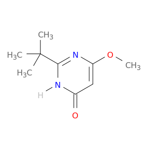 4(1H)-Pyrimidinone, 2-(1,1-dimethylethyl)-6-methoxy-