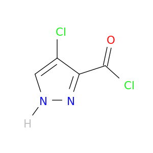 1H-Pyrazole-3-carbonylchloride, 4-chloro-