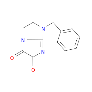 1H-Imidazo[1,2-a]imidazole-5,6-dione, 2,3-dihydro-1-(phenylmethyl)-