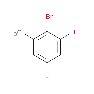 2-Bromo-5-fluoro-1-iodo-3-methylbenzene