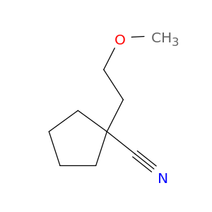1-(2-甲氧基乙基)环戊烷羰基腈